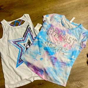 2 L shirts (gymnastics)